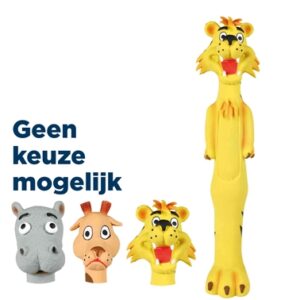 TRIXIE LATEX LONGIE MET GELUID ASSORTI