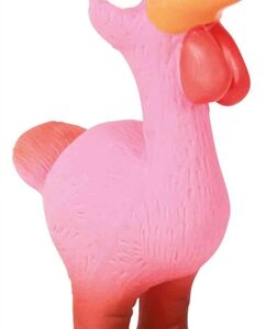 TRIXIE LATEX KIP MET GELUID ROZE