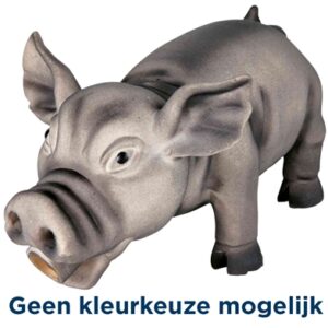 TRIXIE LATEX / POLYESTERVLIES VARKEN MET DIERENGELUID  ASSORTI