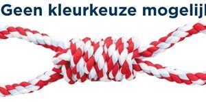 TRIXIE TOUW MET 2 HANDLUSSEN KATOEN POLYESTER  ASSORTI