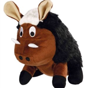 TRIXIE PLUCHE WILDZWIJN MET DIERENGELUID EN RITSELFOLIE