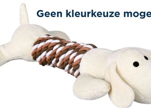 TRIXIE PLUCHE DIER MET TOUWE EN GELUID ASSORTI