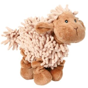 TRIXIE PLUCHE SCHAAP MET GELUID EN ELASTISCHE BENEN