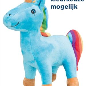 TRIXIE PLUCHE EENHOORN MET GELUID  ASSORTI