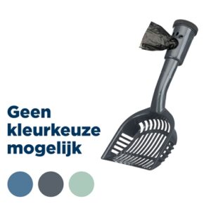 TRIXIE KATTENBAKSCHEP MET POEPZAKJES ASSORTI