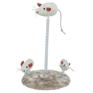 TRIXIE MUIZEN OP SPIRAALVEREN PLUCHE MET CATNIP