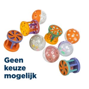 TRIXIE BAL / ROL KUNSTSTOF ASSORTI