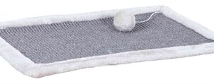 TRIXIE KRABMAT SISALTAPIJT / PLUCHE GRIJS / LICHTGRIJS