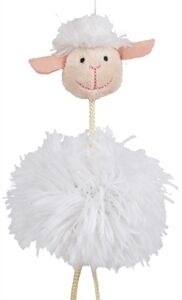 TRIXIE SCHAAP AAN ELASTISCH KOORD PLUCHE MET CATNIP