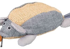 TRIXIE MUIS SISAL / STOF MET CATNIP NATUREL / GRIJS