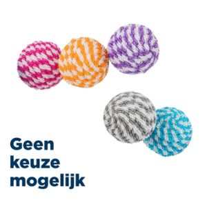 TRIXIE BAL KUNSTSTOF / NYLON ASSORTI