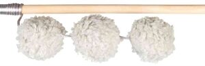 TRIXIE SPEELHENGEL BALLEN HOUT / PLUCHE MET CATNIP