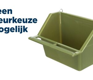 TRIXIE HANGBAKJE MET DRAADBEUGELS KUNSTSTOF ASSORTI