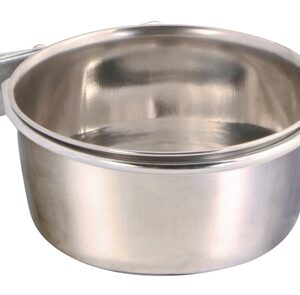 TRIXIE VOERBAK MET SCHROEFBEVESTIGING RVS