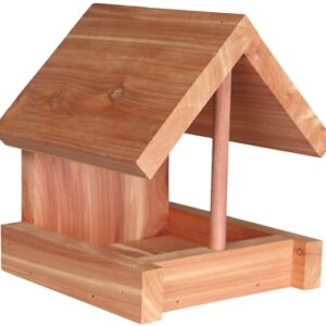 TRIXIE NATURA VOEDERHUIS VOOR VASTE MONTAGE CEDERHOUT NATUUR