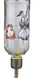 TRIXIE DRINKFLES HONEY&HOPPER GLAS MET SPANVEER / DRAADBEUGEL
