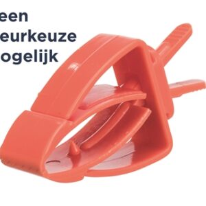 TRIXIE SET UNIVERSELE HOUDERS KUNSTSTOF ASSORTI