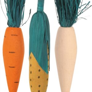 TRIXIE SET KNABBELHOUT HOUT / STRO