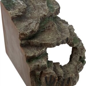 TRIXIE REPTILAND HOEKROTS REGENWOUD MET SCHUILPLAATS EN PLATFORM