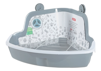 ZOLUX HOEKTOILET KNAAGDIER GRIJS