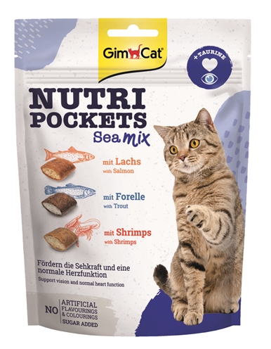 GIMCAT NUTRI POCKETS SEA MIX