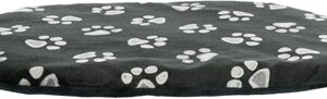 TRIXIE HONDENKUSSEN JIMMY OVAAL ZWART MET POOTPRINT