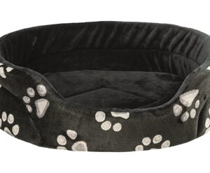 TRIXIE HONDENMAND JIMMY OVAAL ZWART MET POOTPRINT