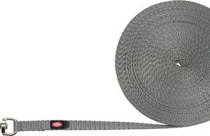 TRIXIE HONDENRIEM SLEEPLIJN EXTRA LICHT VOOR KLEINE HOND GRAFIET GRIJS
