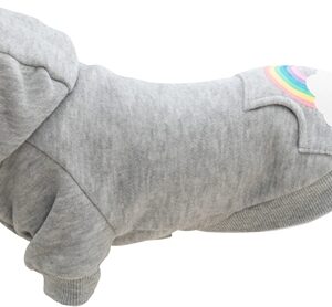 TRIXIE HONDENTRUI HOODIE RAINBOW FALLS GRIJS