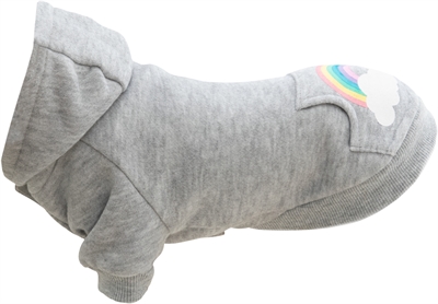 TRIXIE HONDENTRUI HOODIE RAINBOW FALLS GRIJS