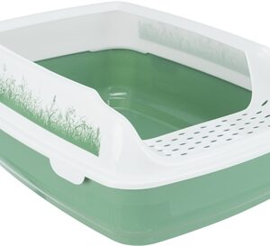 TRIXIE KATTENBAK DELIO GROEN / WIT
