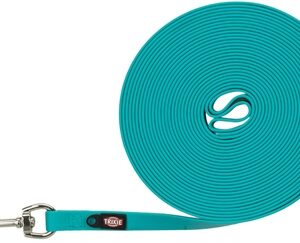 TRIXIE HONDENRIEM EASY LIFE SLEEPLIJN OCEAAN BLAUW / TURQUOISE
