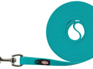 TRIXIE HONDENRIEM EASY LIFE SLEEPLIJN OCEAAN BLAUW / TURQUOISE