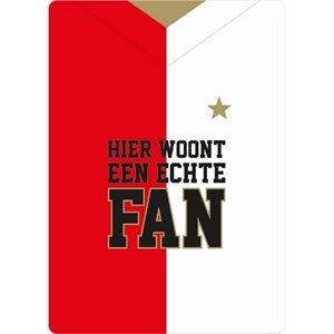 PLENTY GIFTS WAAKBORD BLIK FEYENOORD FAN