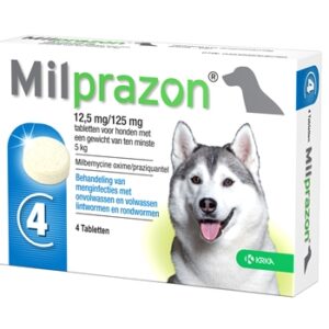 KRKA MILPRAZON ONTWORMINGSTABLETTEN HOND
