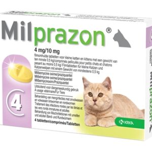 KRKA MILPRAZON ONTWORMINGSTABLETTEN KAT