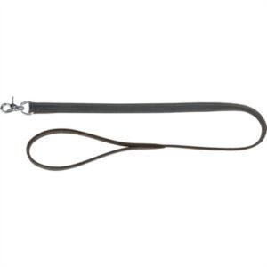 TRIXIE HONDENRIEM RUSTIC VETLEER GRIJS