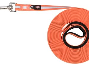 TRIXIE HONDENRIEM SLEEPLIJN EASYLIFE REFLECTEREND ORANJE