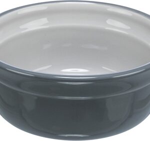 TRIXIE VOERBAK DRINKBAK KERAMIEK GRIJS / LICHTGRIJS