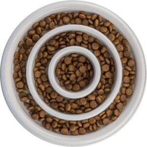 TRIXIE VOERBAK SLOWFEEDING KUNSTSTOF / TPR ASSORTI