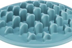 TRIXIE VOERMAT SLOWFEEDING PILLARS TPE BLAUW