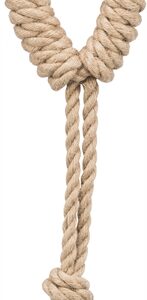 TRIXIE FLOSTOUW MET RING HENNEP / KATOEN NATUREL
