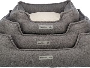 TRIXIE BE ECO GERECYCLED HONDENMAND COLINE HOEKIG DONKERGRIJS / BEIGE