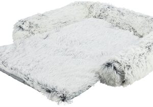 TRIXIE SOFA BED HARVEY MEUBELBESCHERMER HOEKIG WIT / ZWART