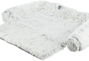 TRIXIE SOFA BED HARVEY MEUBELBESCHERMER HOEKIG WIT / ZWART