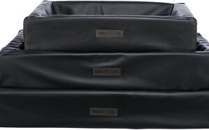 TRIXIE VITAL MAND REMO HOEKIG KUNSTLEER ZWART