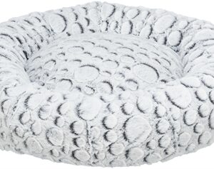 TRIXIE HONDENMAND MILA ROND PLUCHE WIT / GRIJS