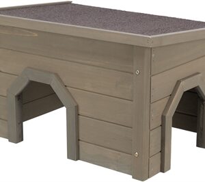 TRIXIE NATURA KNAAGDIERHUIS ASFALT DAK GRIJSGROEN