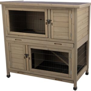 TRIXIE NATURA KNAAGDIERHOK 2 VERDIEPINGEN GRIJSGROEN