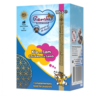RENSKE VERS BEREIDE MAALTIJD PUPPY LAM / KIP